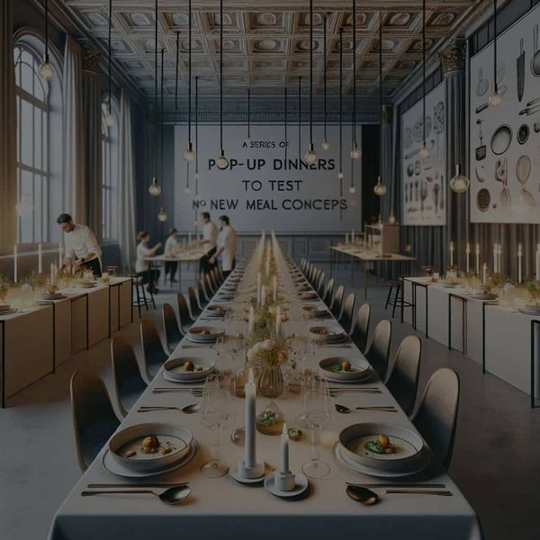 Comment organiser une série de dîners pop-up pour tester de nouveaux concepts de menu ?