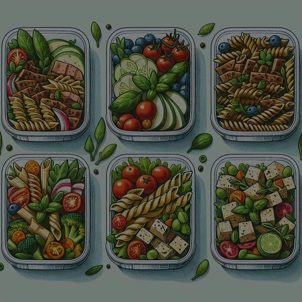 Quelles sont les idées de salades de pâtes complètes et légères pour un déjeuner au bureau?