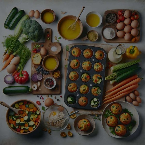 Comment préparer des muffins salés minceur aux légumes de saison?
